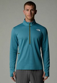The North Face WINTER WARM PRO 1/4 ZIP - Felpa - algae blue