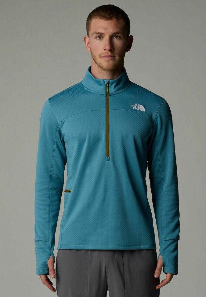The North Face WINTER WARM PRO 1/4 ZIP - Felpa - algae blue