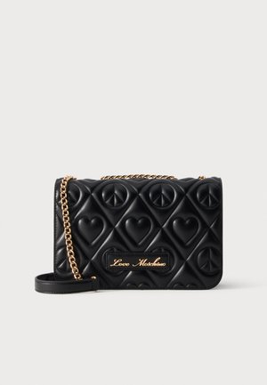 Love Moschino, PEACE&LOVE - Чанта за носене през рамо - black