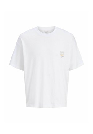 Jack & Jones, LONGSLEEVED T-SHIRT PLUS SIZE LONGSLEEVED T-SHIRT - Μπλουζάκι με στάμπα - bright white