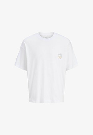 Jack & Jones, LONGSLEEVED T-SHIRT PLUS SIZE LONGSLEEVED T-SHIRT - Μπλουζάκι με στάμπα - bright white