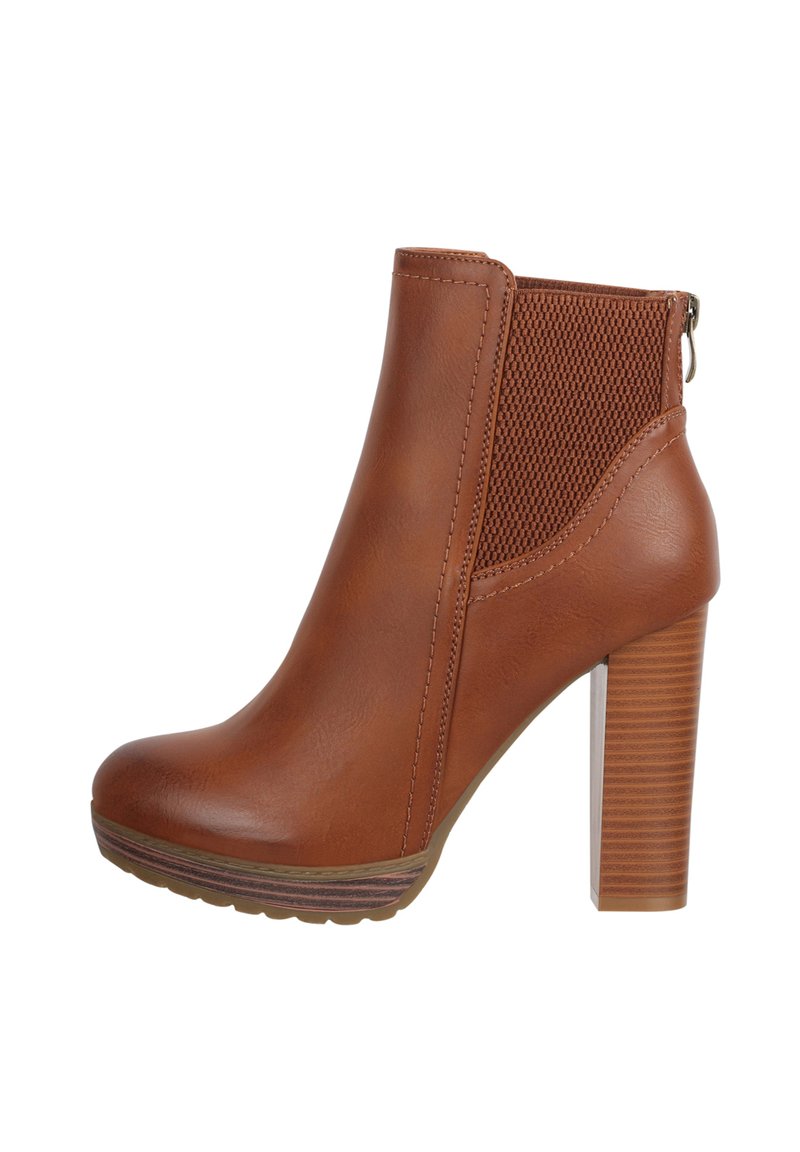 Elara Bottines à talons hauts - camel