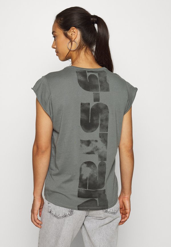 GSRAW KNOT  - Print T-shirt - light building4