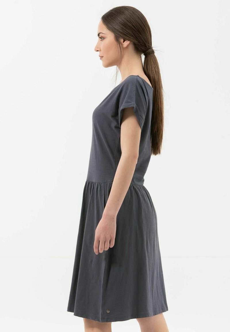 Damen Freizeitkleider | ORGANICATION Jerseykleid steel/blau - LO29701 Damen Freizeitkleider | ORGANICATION Jerseykleid steel/blau - LO29701