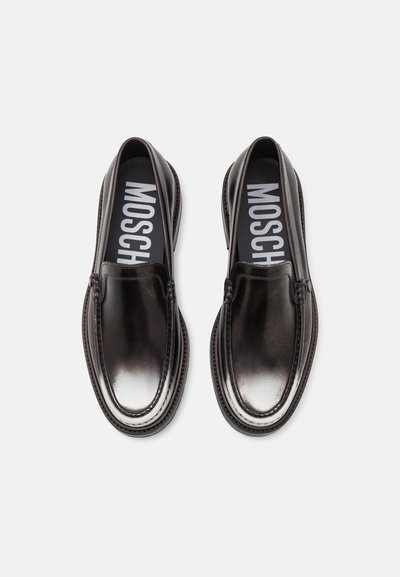 MOSCHINO SCARPA UOMO - Zapatos sin cordones - white/black