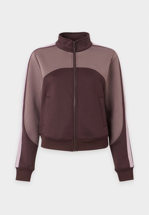 Guess, TALITHA HIGH NECK FULL ZIP - Суитшърт с цип - braun