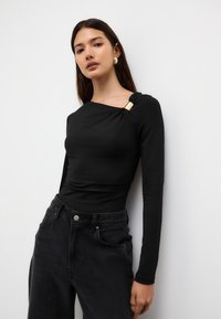 Next REGULAR FIT - LONG SLEEVE  - Maglietta a manica lunga - black