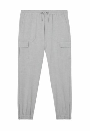 Reiss, REGULAR FIT - HIDDEN SLIM-LEG DRAWSTRING CARGO TROUSERS  . - Kargopüksid - soft grey