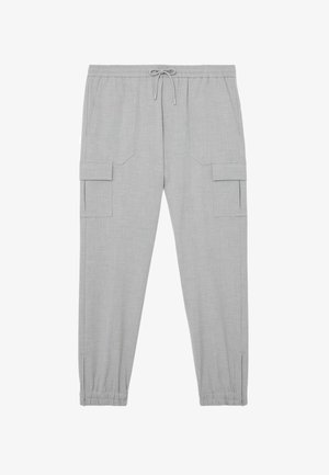 Reiss, REGULAR FIT - HIDDEN SLIM-LEG DRAWSTRING CARGO TROUSERS . - Kargopüksid - soft grey