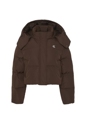 Calvin Klein Jeans, Пухено яке - brown cork