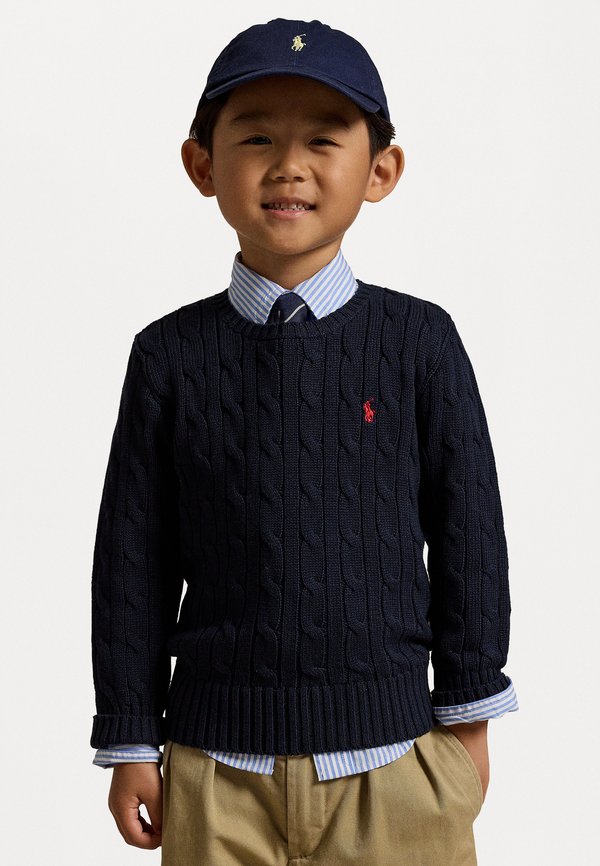 CABLE KNIT COTTON JUMPER - Jumper