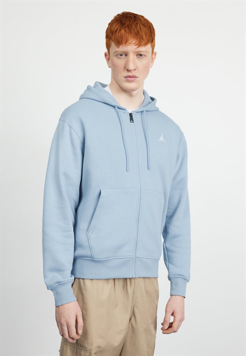 Jordan HOODIE - Jaka ar rāvējslēdzēju - blue grey/(white)
