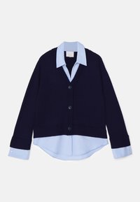 PRESTYLED MEGAN - Strickjacke - navy/raincloud