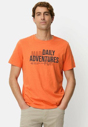 T-shirts print - burned orange