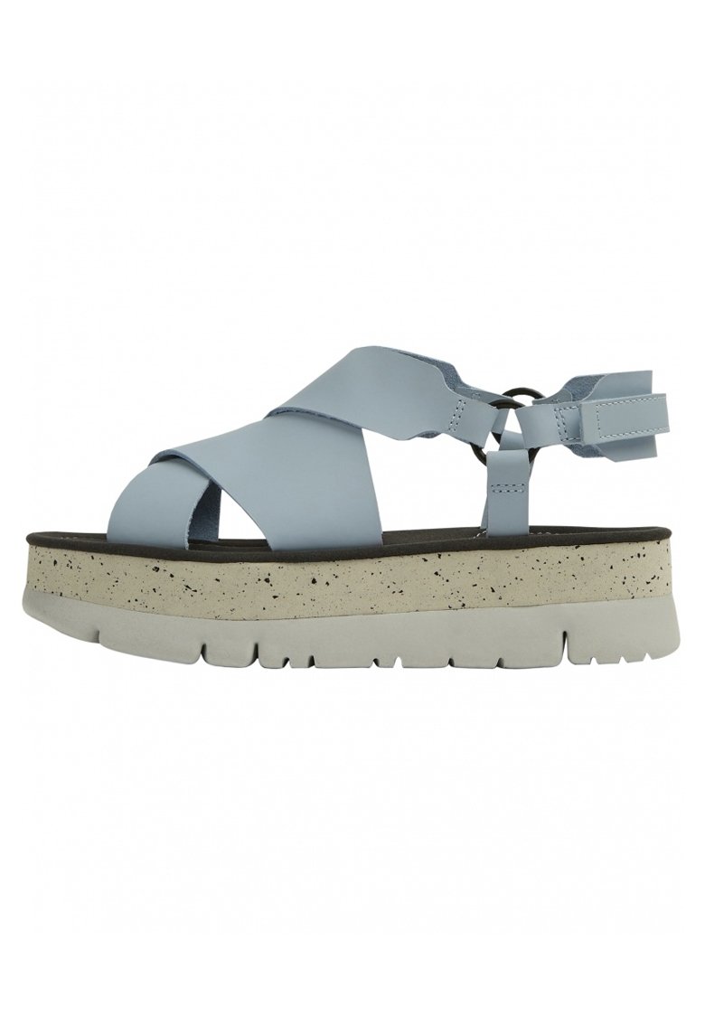 Camper ORUGA UP - Sandalias con plataforma - hellblau