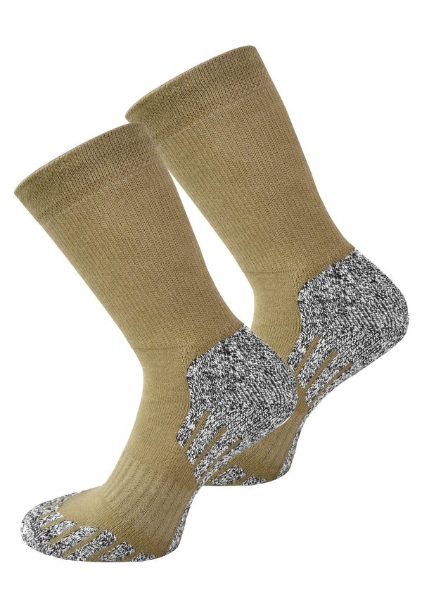 TREK MID CUT 2 PACK - Socken - beige