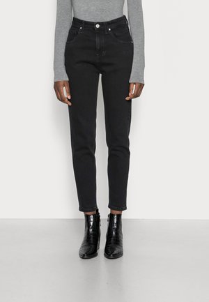 Relaxed fit jeans - black denim
