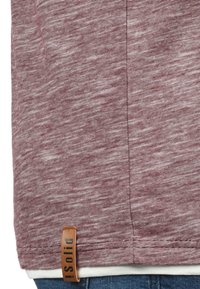 Solid SDDIGOS - Triko s potiskem - wine red