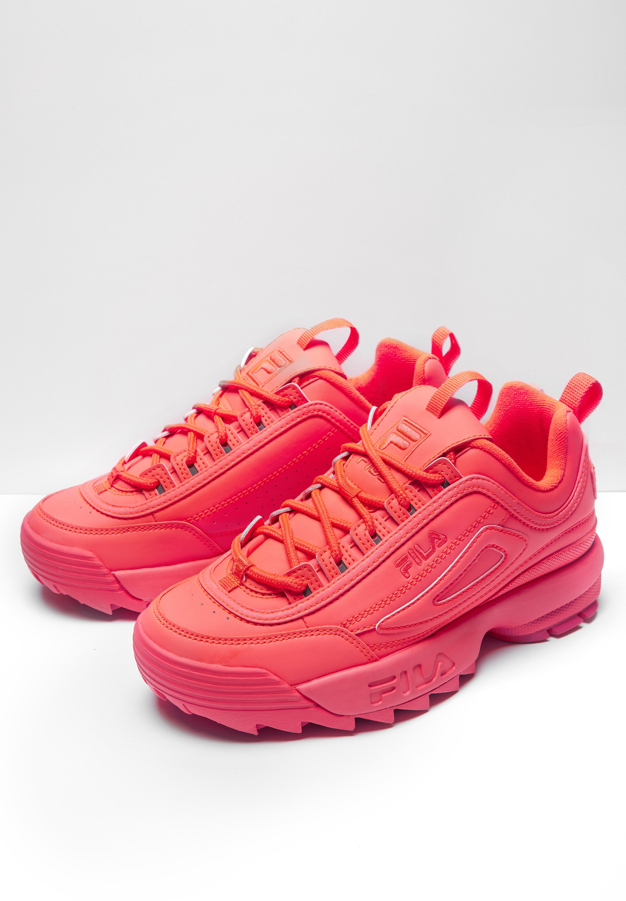 Fila DISRUPTOR - Sneakers laag - diva pink/donkerroze - Zalando.nl
