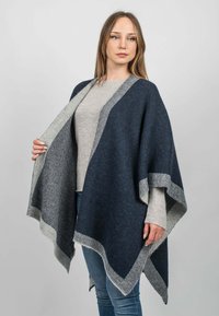 Dalle Piane Cashmere TWO ONE  - Mantella - blu grigio