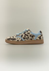 Sélectionné, beige/brown/light blue