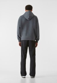 9N1M SENSE ESSENTIAL - Cipzáras pulóver - darkgrey