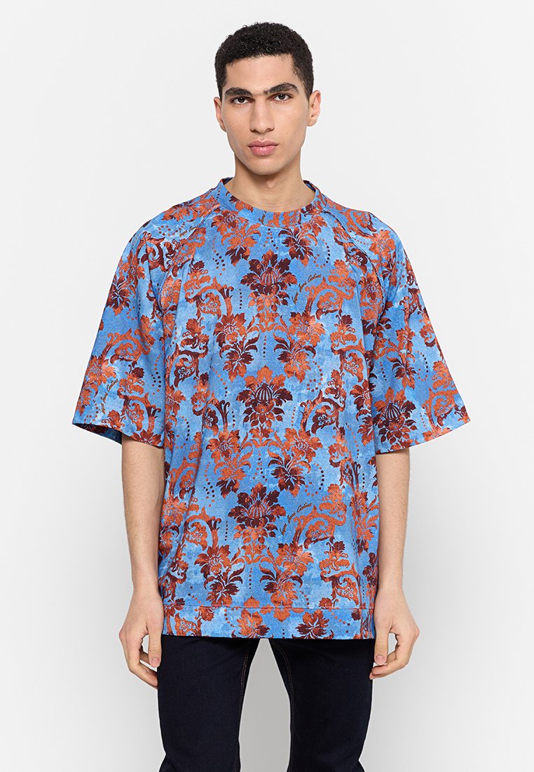 Versace Jeans Couture T-shirt print lichtblauw Versace Jeans Couture T-shirt print lichtblauw