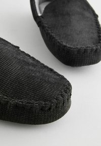 Next REGULAR FIT - TEXTURED  - Mocassins - black