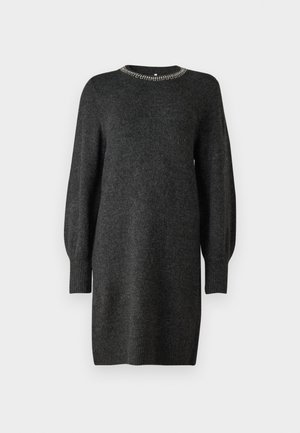 ONLY, Knitted ONLELSA short - Pulóverruha - dark grey