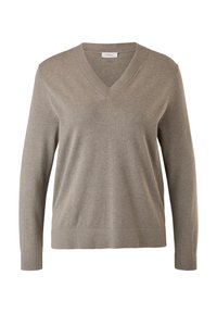 s.Oliver Strickpullover - hellbraun