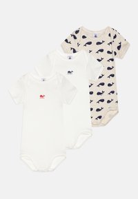 Petit Bateau - BABY UNISEX 3 PACK - Bodijs - multi-coloured Miniatūras attēls 1