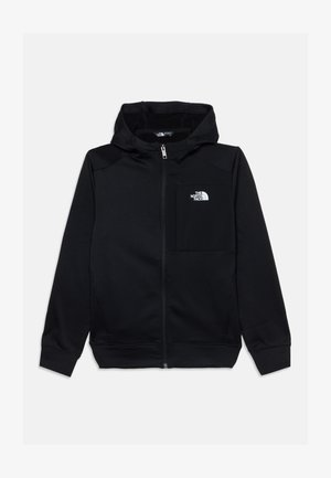 The North Face, TEEN PERFORMANCE HOOOED UNISEX - Φούτερ με φερμουάρ - black