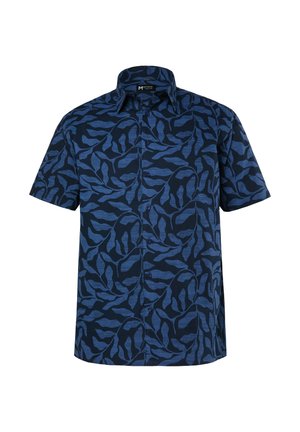 Men Plus, HEMD, HALBARM, KENTKRAGEN, ALLOVERPRINT, COMFORT FIT, BIS 8 XL - Hemd - midnight blue