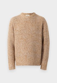 SLHCHICAGO RELAXED CREW NECK - Pulóver - golden-coloured/brown