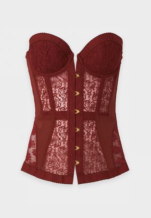 Agent Provocateur, MERCY CORSET - Corset - burgundy