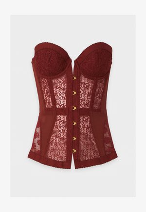 Agent Provocateur, MERCY CORSET - Corset - burgundy