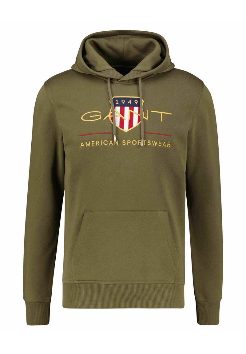 GANT ARCHIVE SHIELD - Kapuzenpullover - pistazie