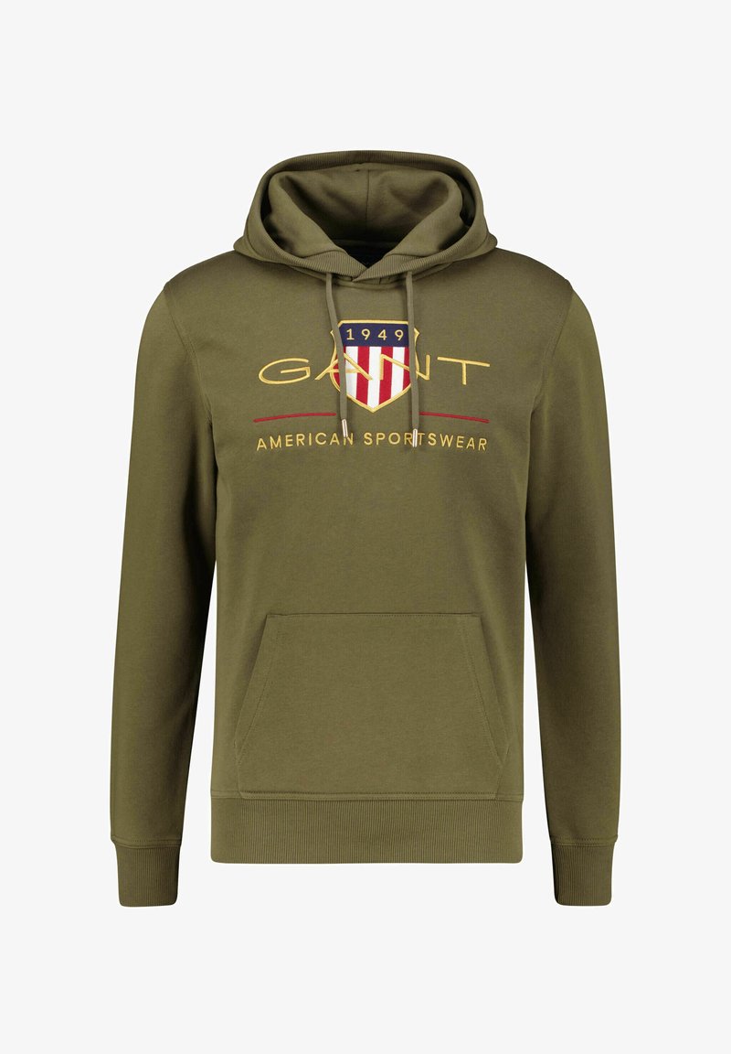 GANT ARCHIVE SHIELD - Kapuzenpullover - pistazie