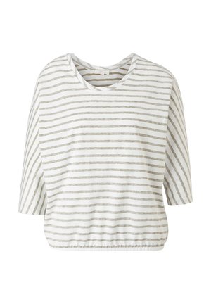 Longsleeve - dusty olive stripe