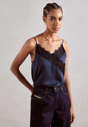 Anna Field Top - dark blue