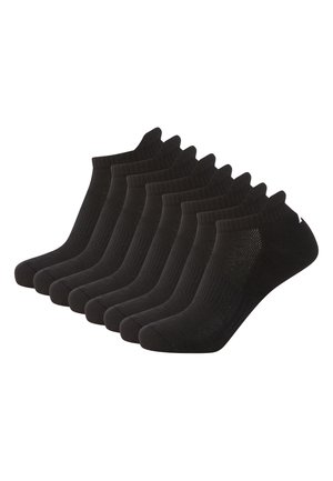 UNISEX CUSHIONED 8 PACK - Trainer socks - black