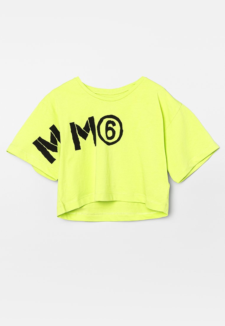 MM6 Maison Margiela T-shirt print lichtgroen MM6 Maison Margiela T-shirt print lichtgroen