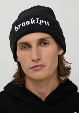 Terranova CON SCRITTA - Berretto - nero