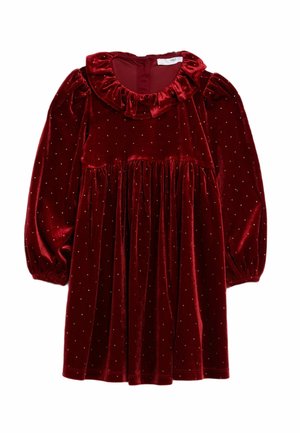 SPARKLY VELVET - Cocktailklänning - red