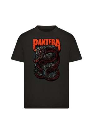 Print T-shirt - schwarz