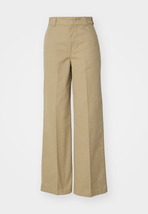 WIDE LEG PANT - Nadrágok - khaki