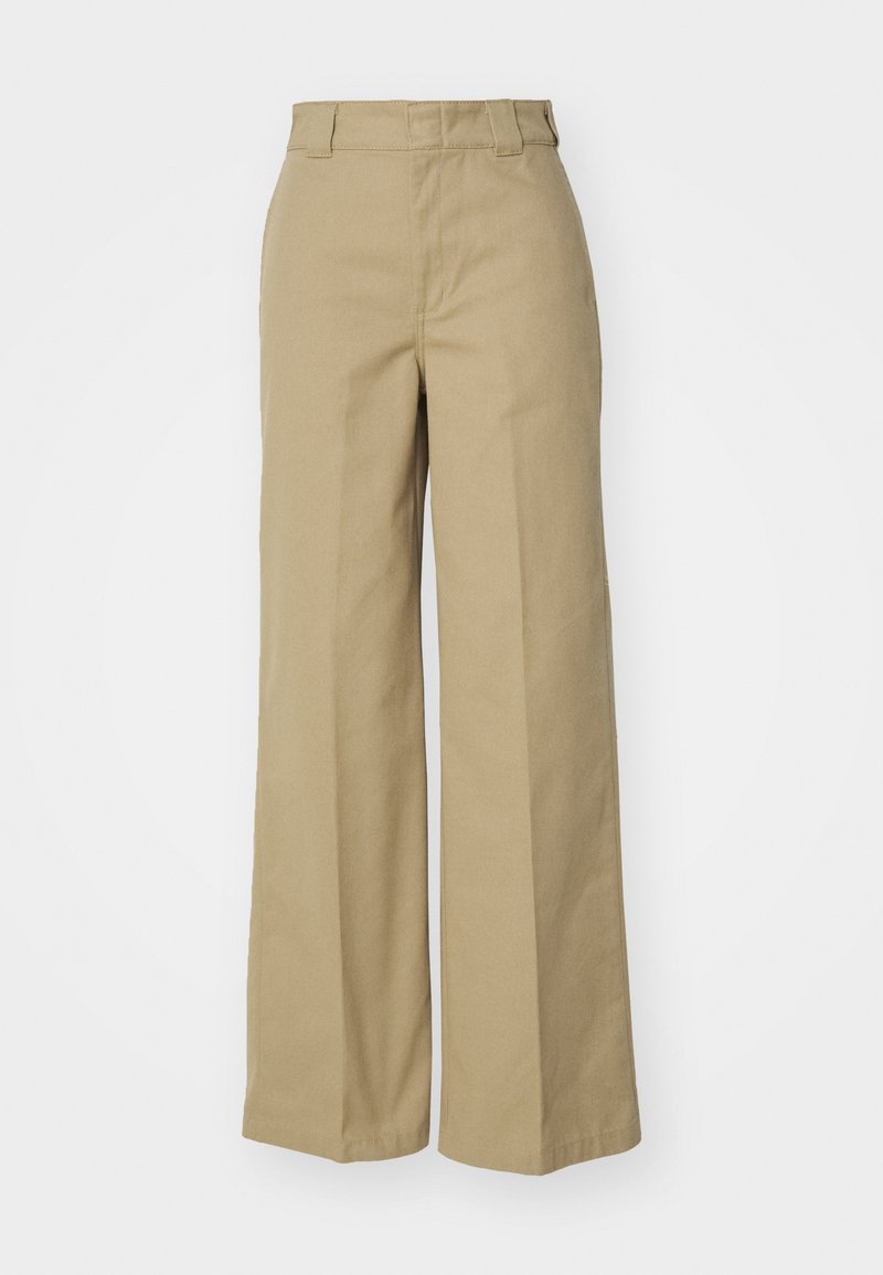 Dickies WIDE LEG PANT - Trousers - khaki/beige - Zalando