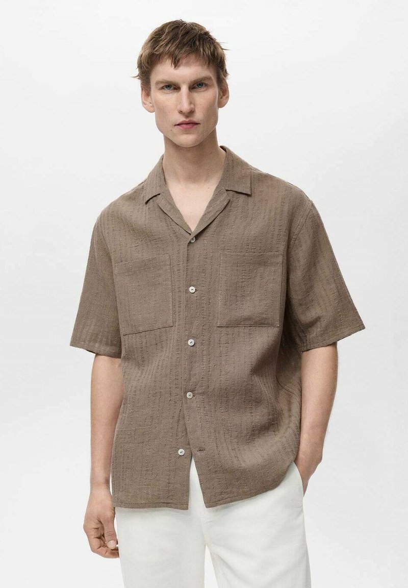Mango ZAFIR - Camicia - khaki