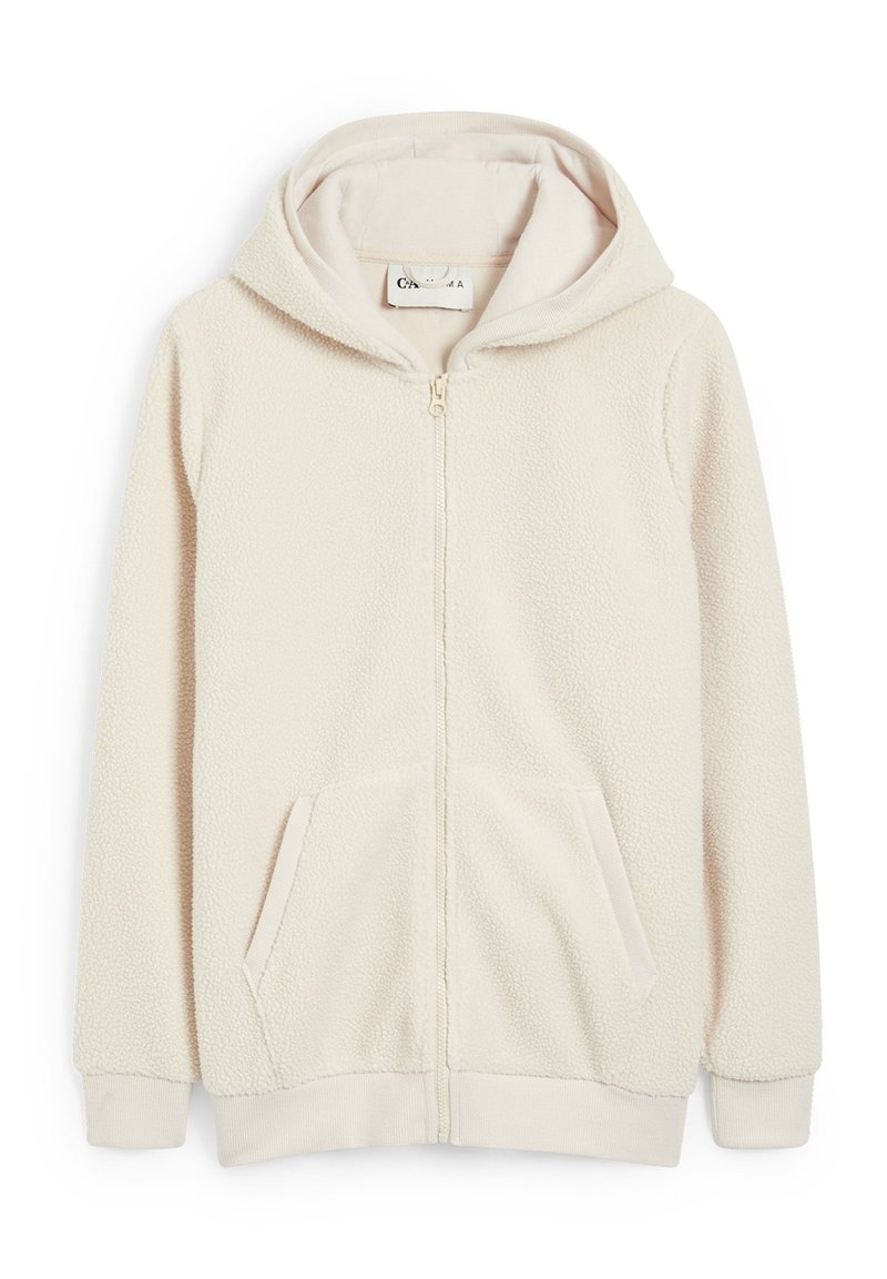 C&A Sweater met rits beige C&A Sweater met rits beige