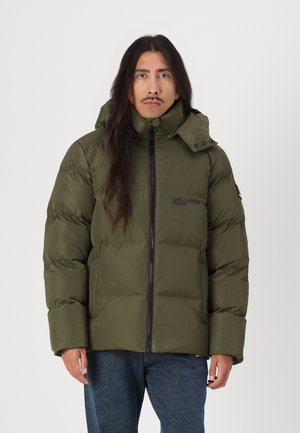 HOODED PUFFER - Giacca invernale - ivy green